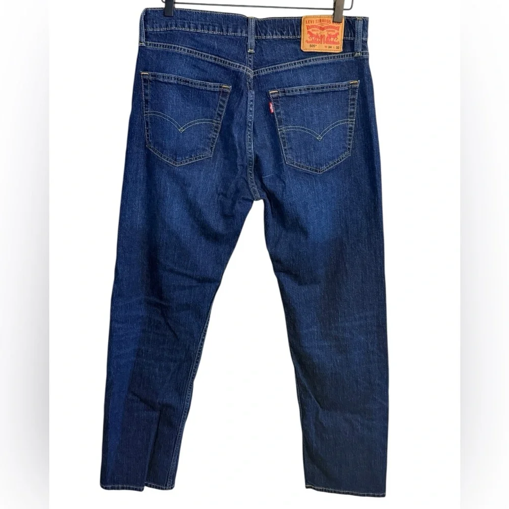 Levi’s Men’s Sz 34 x 32 Regular Fit Straight Leg Jeans - Picture 6 of 6